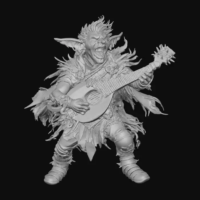 3D model for Goblin Bard Serenade