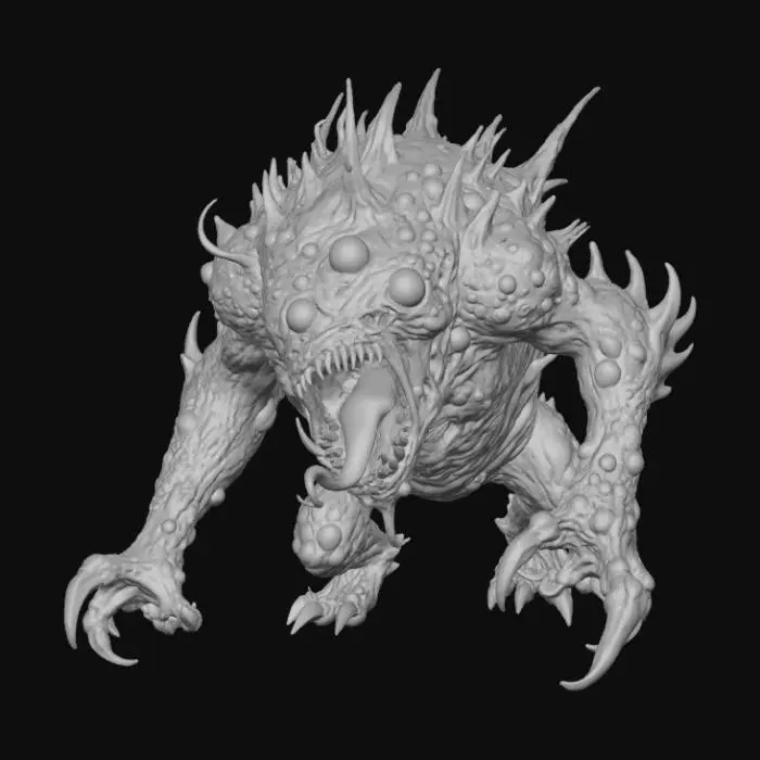 3D model for Spiked Grotesque Beast