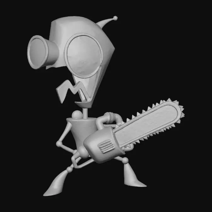 3D model for Robot with Chainsaw