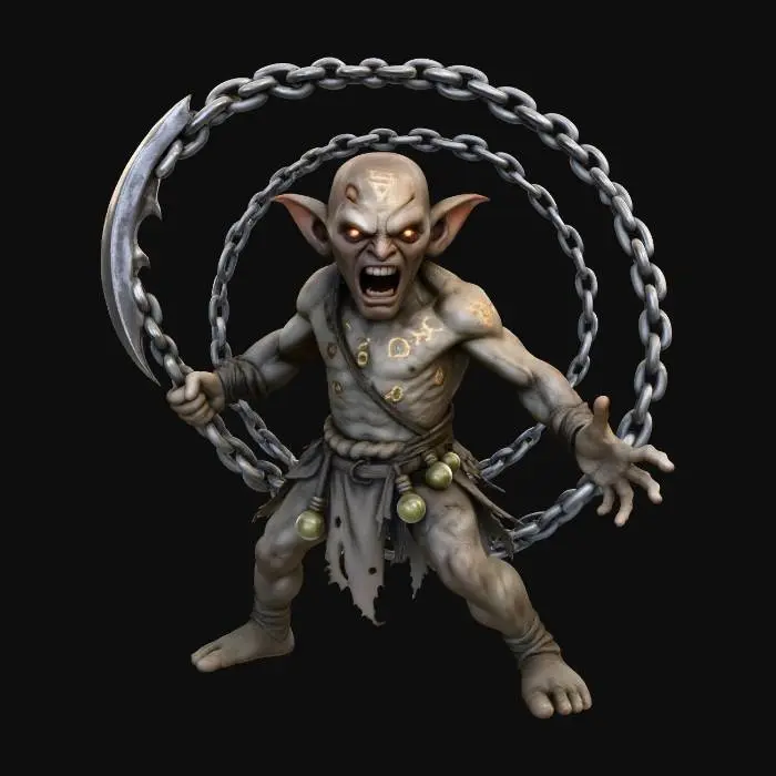 3D model for Goblin_ChainsFighter