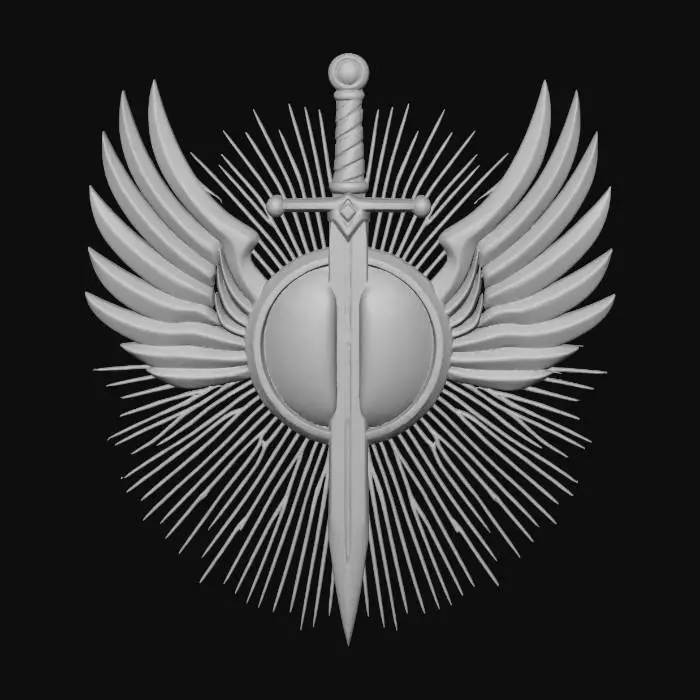 3D model for Celestial Blade Emblem