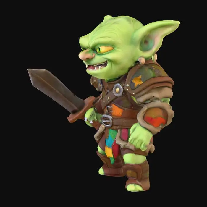 3D model for Goblin Warrior