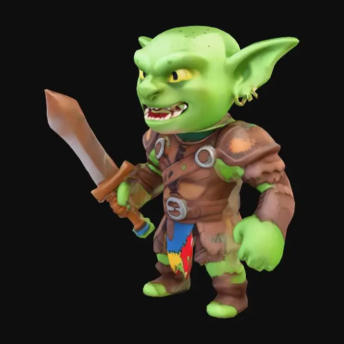 3D model for Goblin Warrior