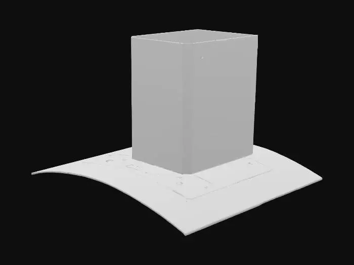 3D model for Stainless Steel Range Hood