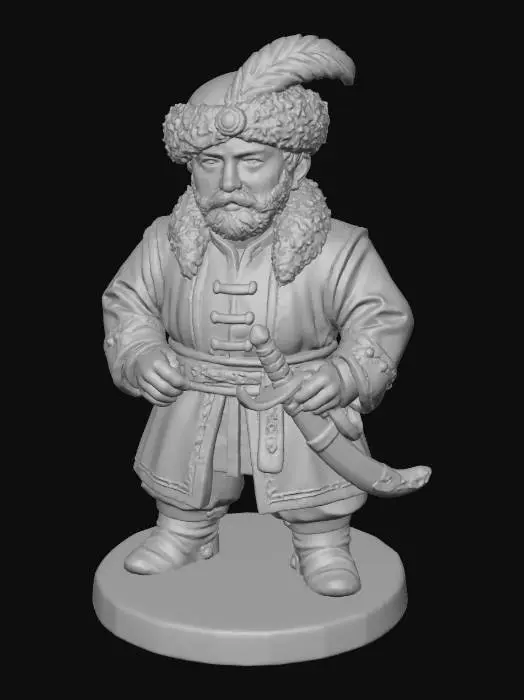 3D model for Nobleman Figurine Design