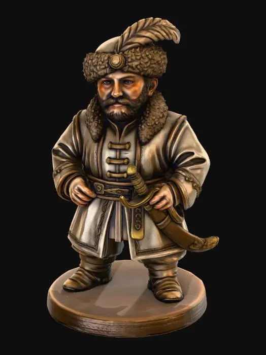 3D model for Nobleman Figurine Design