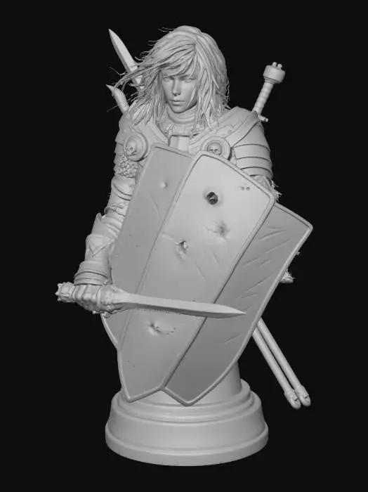 3D model for Achaja_popiersie