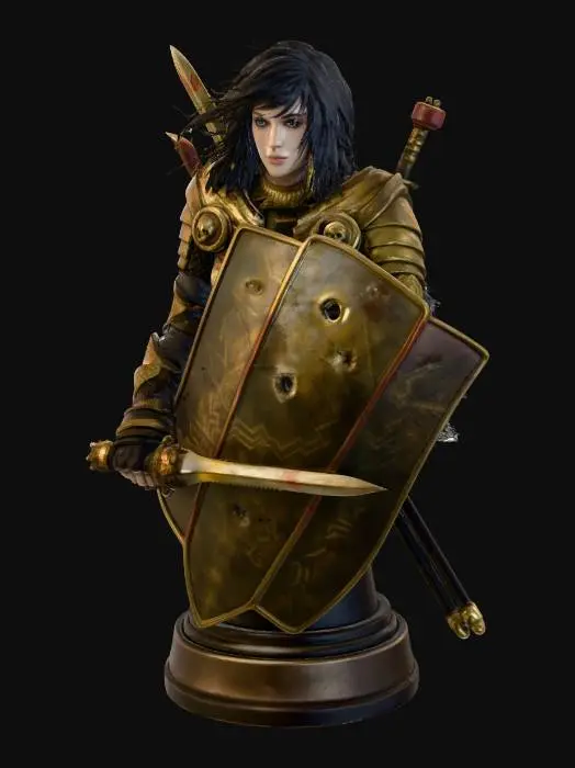 3D model for Achaja_popiersie