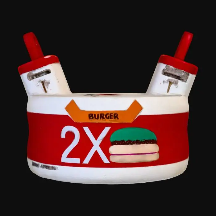 3D model for Double Mouth Burger