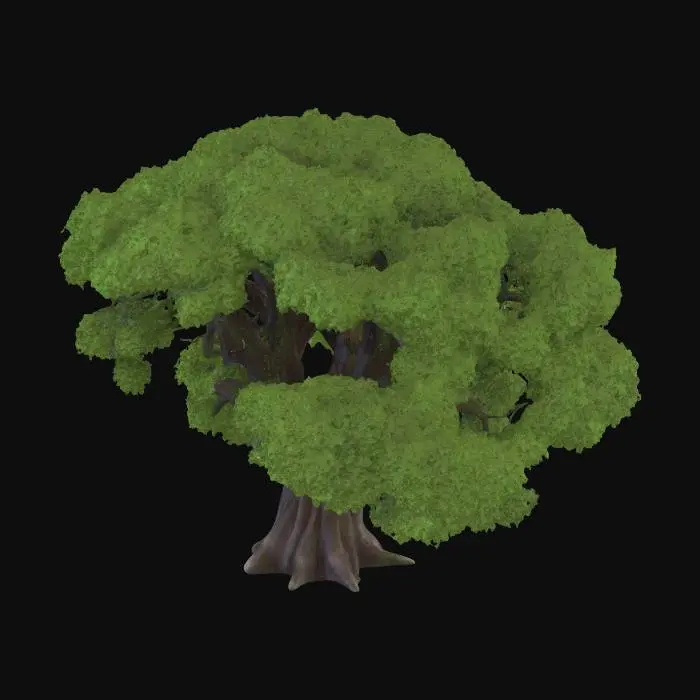 3D model for Simple, realistic Oak Tree