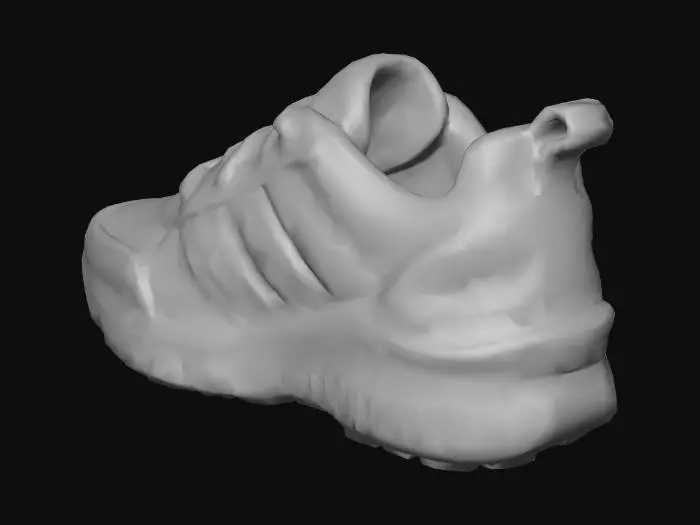 3D model for faz uma sapatilha para rapaz  em cores azuis