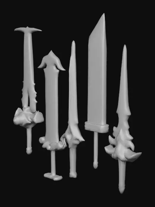 3D model for Elemental Blades Collection