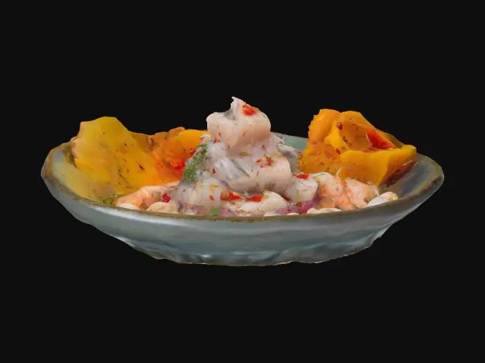 3D model for Ceviche Delight photogrammetry