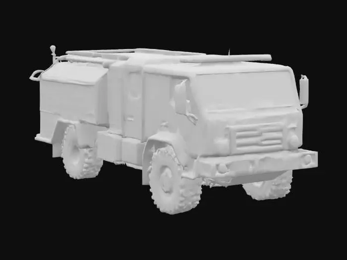 3D model for CCF camion de feux de foret de pompier, ultra réaliste