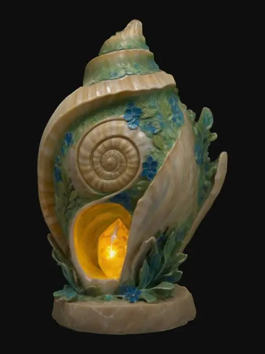 3D model for Luminous Shell Sanctuary #ocean#