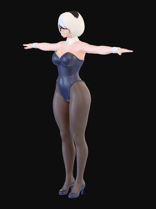 3D model for Character in T-Pose
