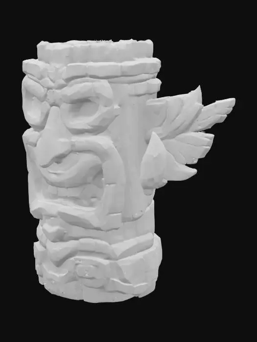 3D model for Tropical Tiki Mask