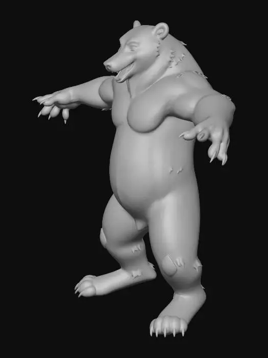 3D model for Friendly Bear Hug
