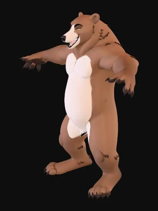 3D model for Friendly Bear Hug