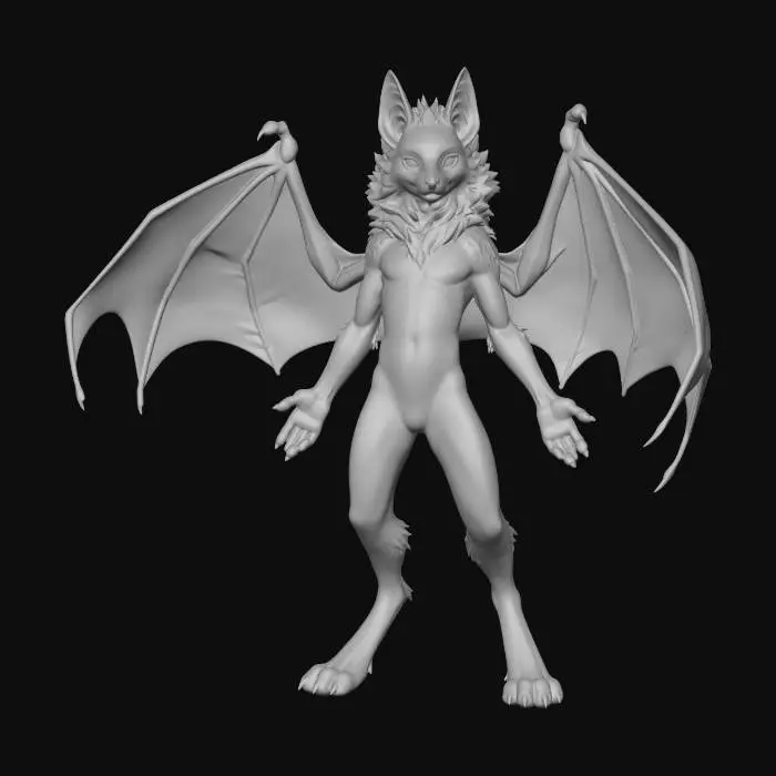 3D model for Bat Warrior