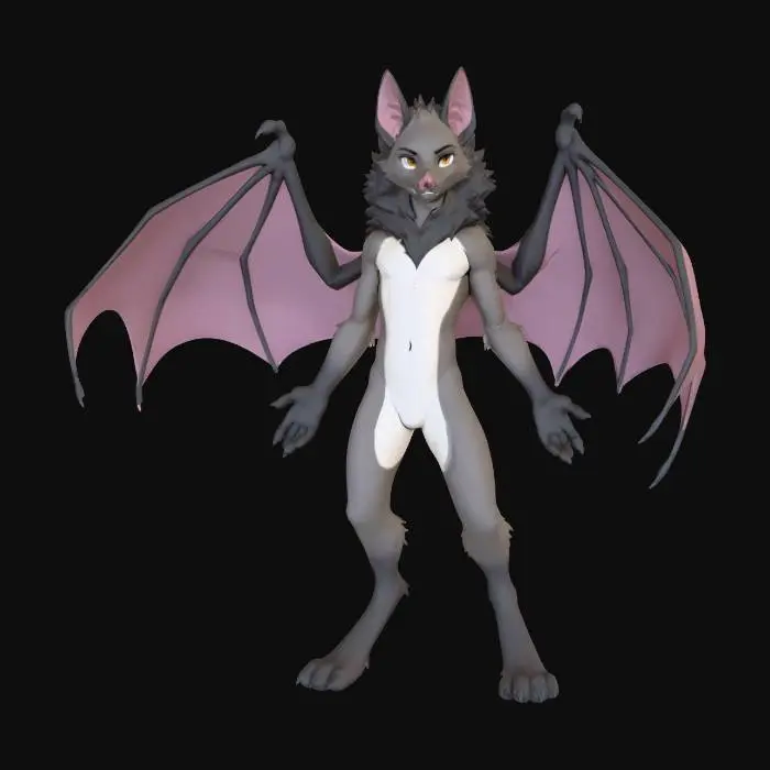 3D model for Bat Warrior