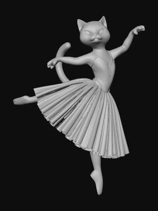 3D model for Ballerina Cat