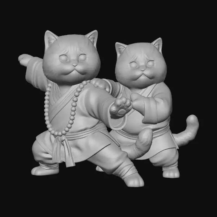 3D model for Kung Fu Brothers