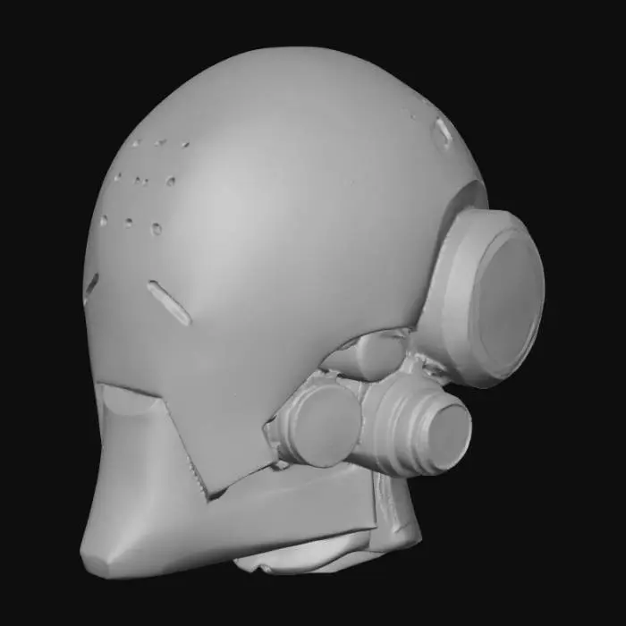3D model for Robot Helmet on Tracks