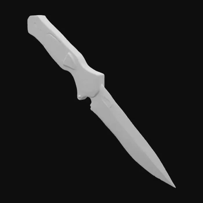 3D model for Cyberpunk Knife
