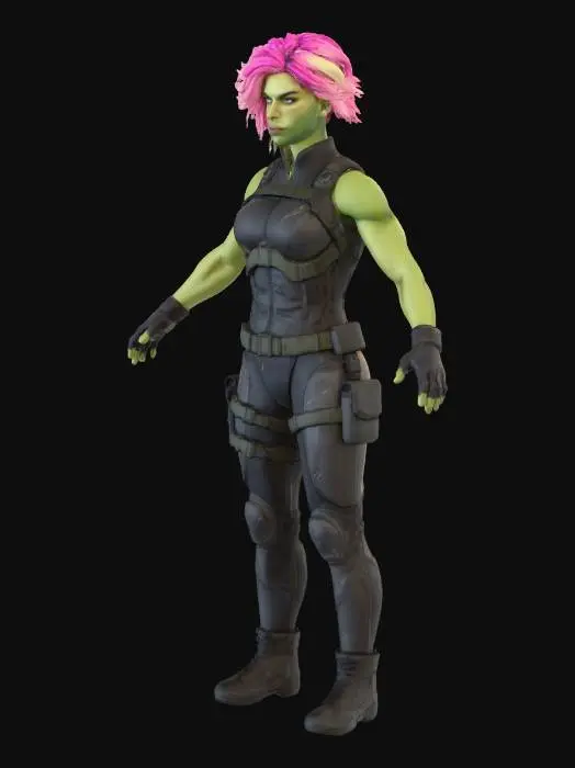 3D model for Green Warrior