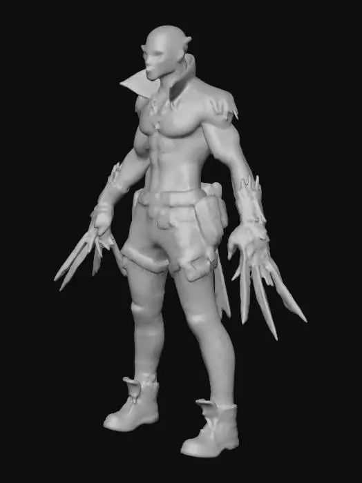 3D model for Shadow Sentinel Ghoul