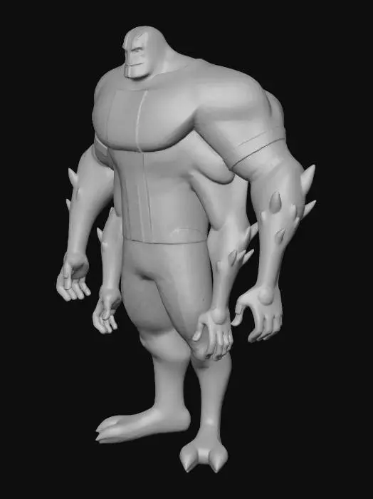 3D model for Four Arms Ben 10