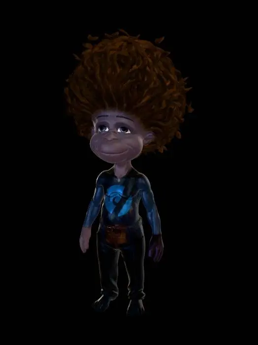 3D model for Forest Rock Star Character Sheet