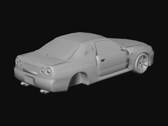 3D model for car texture test
