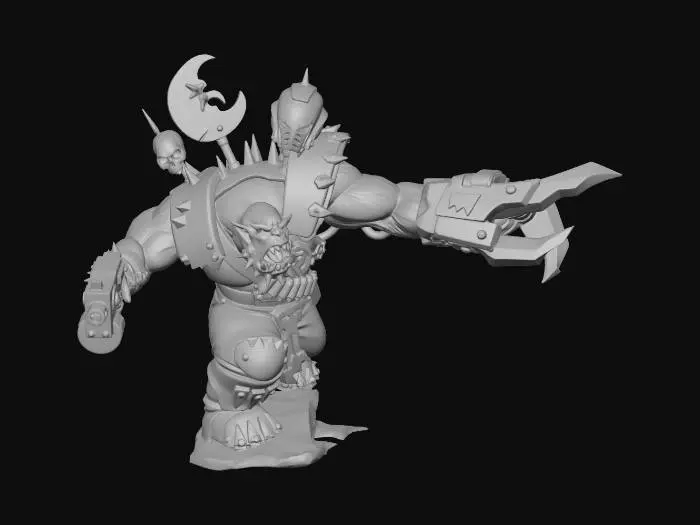 3D model for Orc Warlord Commander