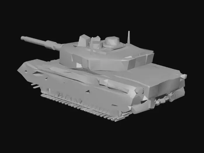 3D model for Desert Camouflage Tank