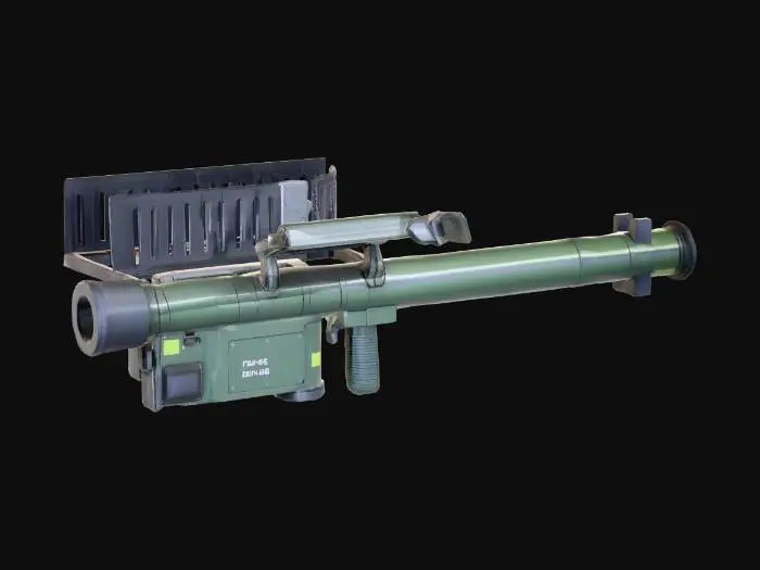 3D model for Long Barrel Rocket Launcher