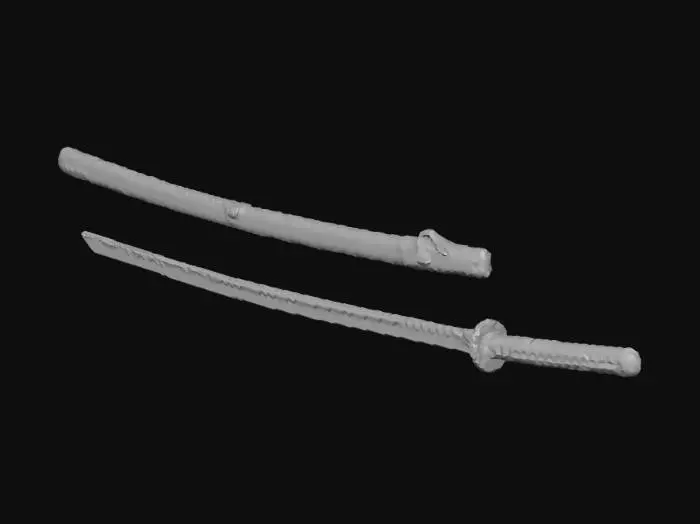 3D model for Moonlit Katana