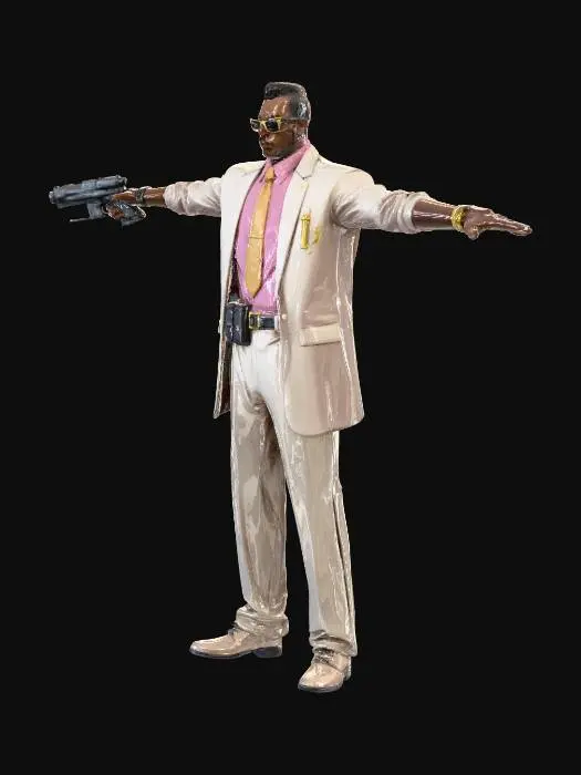 3D model for Cyberpunk Enforcer