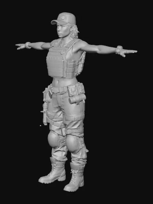 3D model for Defender in Armour