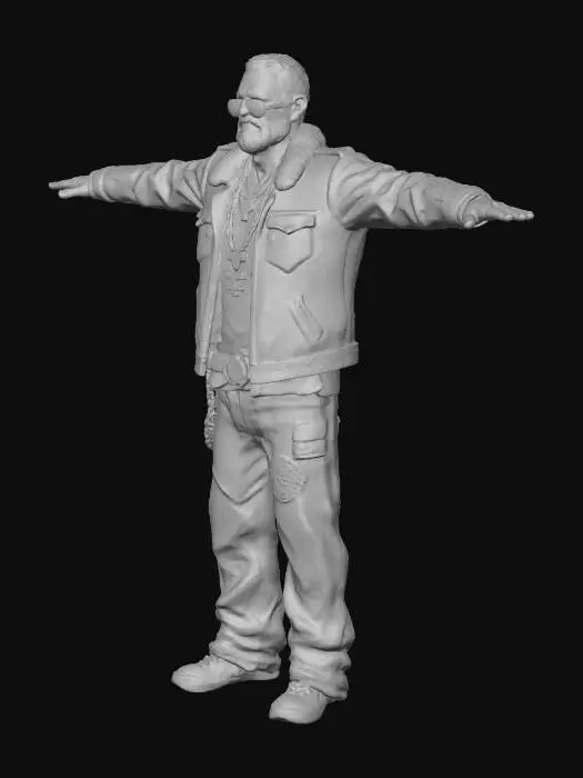 3D model for Biker Style Icon