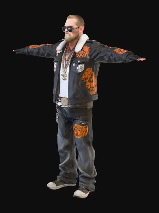 3D model for Biker Style Icon