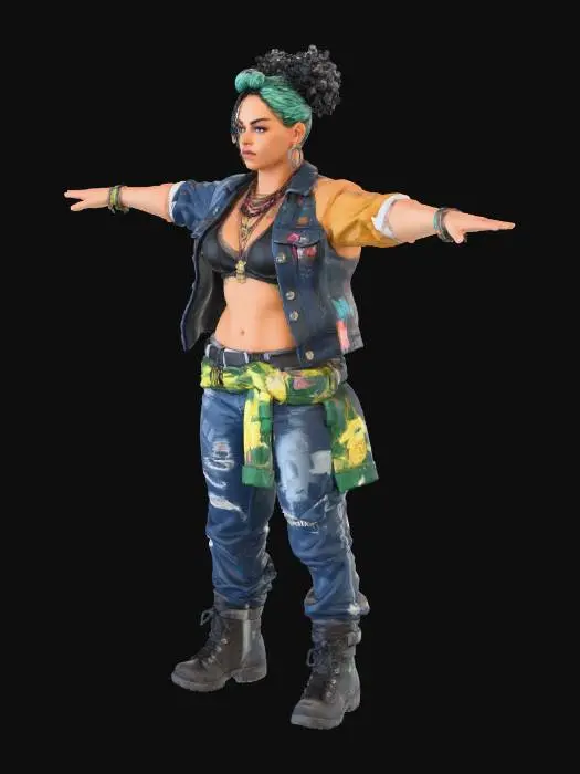 3D model for Confident Persona