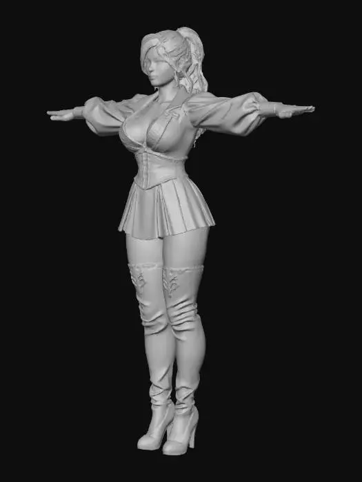 3D model for Vintage Glamour