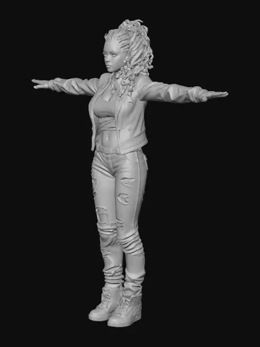 3D model for Vibrant Style