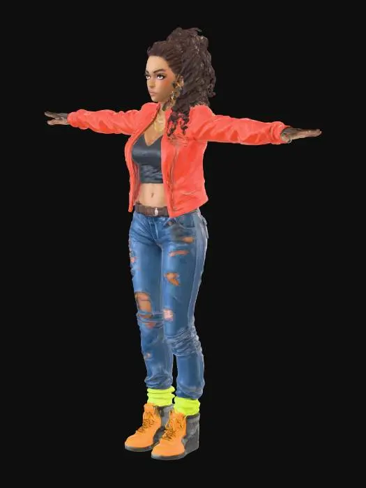 3D model for Vibrant Style