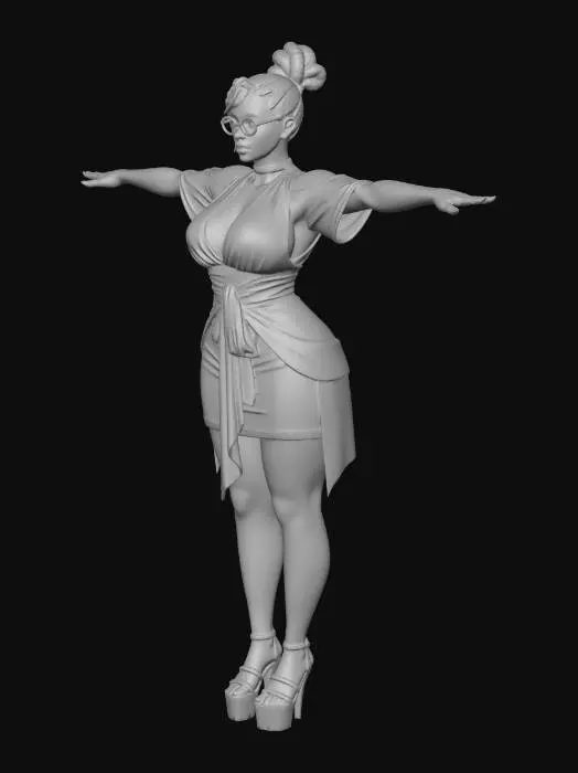 3D model for Confident Elegance