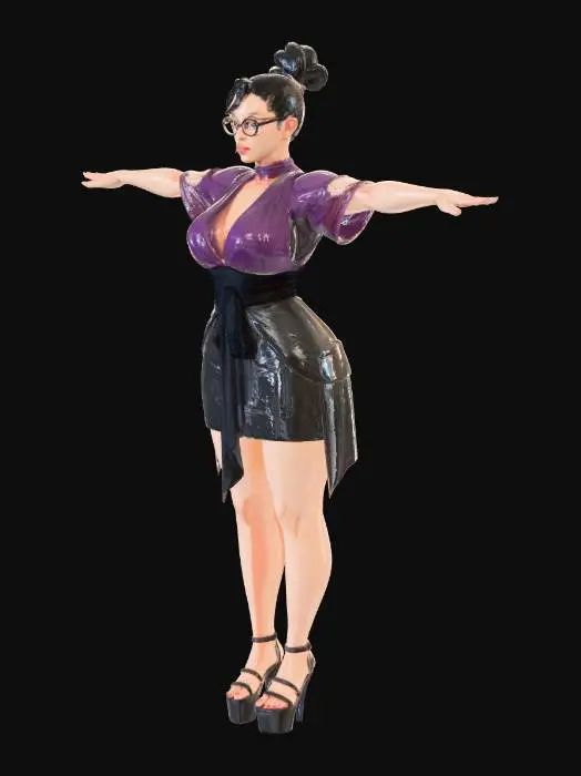 3D model for Confident Elegance