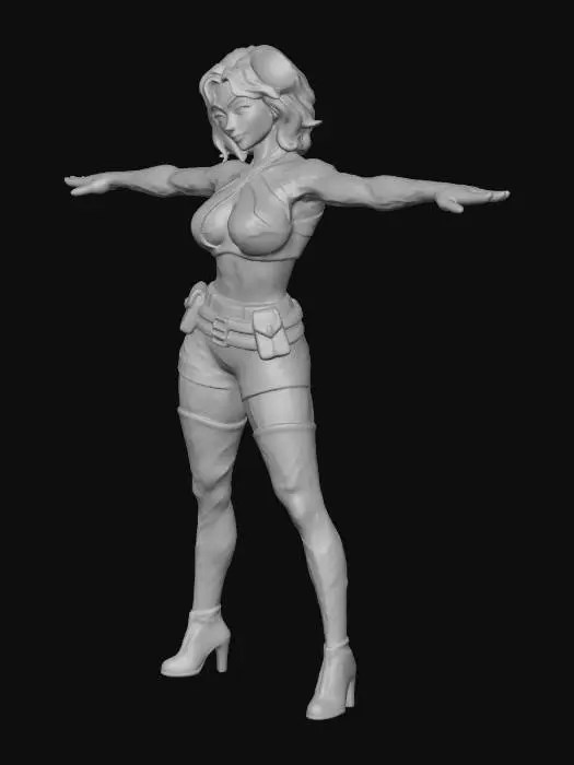 3D model for Dual Wielding Vigilante