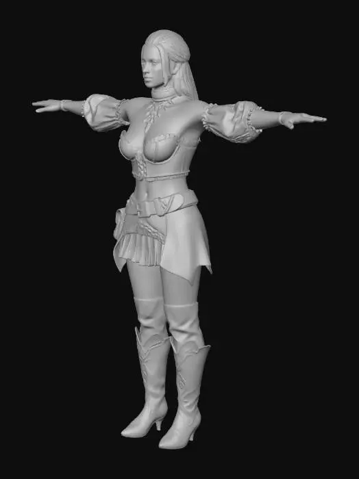 3D model for Gypsy Warrior